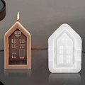 Miniatyrbillede 8 af 8: Husform i silikone, Non-stick epoxyharpiksform - Silikonharpiksform, forme til støbning, husform til håndværksdekoration S