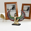 Miniatyrbillede 5 af 7: Egyptisk farao statue sæt | Mumie og sfinx skulpturer | Mytologi inspirerede ornamenter | Unik boligindretningssamling | Sfinxfigurer b