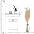 Miniatyrbilde 2 av 4: Kunstig Pampasgress, stort, stort, stort, fluffy,