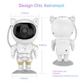 Miniatyrbillede 2 af 8: Astronaut Natlampe - Justerbar Nebulosprojektorlampe med Fjernbetjening - Natlampe til Børns Soveværelse, Fest, Fødselsdag Gaver