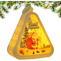 Miniatyrbillede 7 af 8: Julebordslampe, julebordslampe, julelyslampeholder | Varmglød veranda lampe lys, batteridrevet sengelampe til indendørs-/udendørsdekorationer äldre
