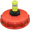 Pikkukuva 1 / 8: IBC-säiliön kansi 163 mm IBC-säiliösovitin CAP Ton-ämpäriadapter med tuuletusreiällä ulkotiloihin
