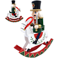 Miniatyrbillede 8 af 8: 12\" Traditionelle Træ Nøddeknækker Ornamenter, Julepynt C