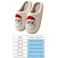 Miniatyrbillede 6 af 8: Plush Elg Jule-Tøfler, Komfortable Soveværelsessko Red Santa C 40/41 EU