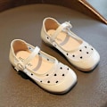 Miniatyrbillede 1 af 5: Prikkede Mesh-sko til Piger, Børne Prinsessesko Sandaler Børn-Xin Hvid White 25
