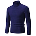 Miniatyrbild 2 av 7: Hög Hals Tröja Pullover Stickade Varm Casual Män Kläder Stickade Tröja Män 04-beige Asiatisk 2XL(60-85Kg)