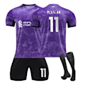 Miniatyrbilde 7 av 9: 23-24 Voksen Barn Gutter Fotballsett Fotballtreningsdrakt Sportsklær 3-delt sett 2324 juventus borte#22 2324 juventus away#22 2xl