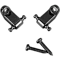 Miniatyrbillede 1 af 8: Guitar String Retainer, Tree Standard Roller String Guides Metal Elektrisk Gitarr String Guide Retainer Byte (Svart) Svart