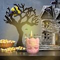 Miniatyrbillede 3 af 8: Dødningehoved chokoladeform | Silikone krone kranie slikform | 3D voksform til aromaterapi lys, gips harpiks håndværk, boligindretning