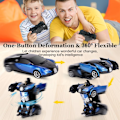 Miniatyrbild 3 av 7: Fjärrstyrd bil, 1:18 Transformerande leksaker fjärrkontroll omvandla bil, 2-i-1 Transform robotleksak med 2,4 GHz fjärrkontroll Blå - Bugatti Veyron