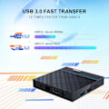 Miniatyrbilde 3 av 7: T95 MAX+ S905X3 set top box 4GB/64GB Android 9.0 Dual WIFI+BT 8k HD nettverksspill TV BOX EU 4GB 64GB dual band EU 4GB 64GB dual band