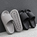 Miniatyrbilde 3 av 7: Cloud Tofflor För Män Flip Flops Strand Sandaler Badrum Icke-Slipp Slides Män Kvinnor Tofflor Inomhus Skor Man S Löper B-Red 3.6cm 36-37(passar 35-36)