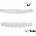 Miniatyrbillede 4 af 5: SQBB Perfekt Smile Brace Fast på øvre falske tænder Dental Faner Protes Cover Set null none