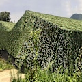 Miniatyrbillede 5 af 6: Rullet Camouflage Net til Jagt Militær Dekoration Solbeskyttelse, 1,5 m X 5 m - Perfekt