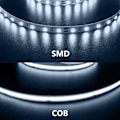 Miniatyrbillede 5 af 8: Arote 24V COB LED Strip - 5m Vandtæt Kold Hvid 6000K, IP65 Dæmpbar, 320 LED'er/m Høj Lysstyrke til Hjemmedekor (Strømforsyning Medfølger Ikke) Cold white 5 m