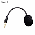 Miniatyrbilde 1 av 5: Rl Headset Mikrofon Plug Play Utbytbart Flexibelt 3,5 mm Omnidirektionellt Gaming Hörlurar Mikrofon Kompatibel Logitech-g Pro X