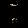Miniatyrbild 3 av 5: Sladdlös skrivbordslampa - Dimbar metall USB uppladdningsbar skrivbordslampa - 1 st silver silver