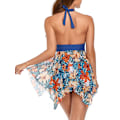 Pikkukuva 4 / 10: Kaksiosainen uimapuku naisille Bikini Tankini Set Uimapuvut Uimapuku Musta,L Black,L