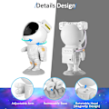 Miniatyrbillede 5 af 8: Astronautstjerneprojektor Natlampe med Timer, Fjernbetjening og 360° Justerbart Design, Astronaut Nebulo Galaxy Natlampe Projektor til Børn Voksne