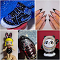 Miniatyrbillede 4 af 4: 2880 stk Sorte Flatback Rhinestones til DIY Håndværk, Jet Sort, SS30, 6,3-6,5 mm Black SS30/2880pcs