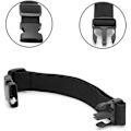 Miniatyrbilde 3 av 4: Fanny Pack Belteforlenger Justerbar Elastisk Stropp for Midjevesker, 2-pakning (Svart) Extender Belt - 1.5 inches