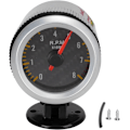 Miniatyrbilde 1 av 8: Varvräknare Varvräknare, Varvräknare 52 Mm/2,05 Tum 0‑8000 Rpm Kolfiberpanelspekare 12V Universal för 4 6 8-cylindriga Motorer SUV