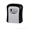 Miniatyrbild 4 av 5: Nyckelbox, väggfäste, metall (grå)