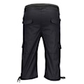 Pikkukuva 3 / 5: Naisten suorat lahkeet Cargo-housut yksiväriset pohjat Musta XL Black XL
