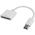 Pikkukuva 1 / 5: 30-nastainen naaras USB 3.1 Type C -uros USB-C -sovitinkaapelit Tietokoneiden komponentit Lisävarusteet Sovittimet