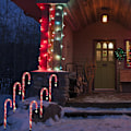 Miniatyrbilde 3 av 8: Polka Pig Utendørs Julelys, Blinkende LED Solcellehagelys (Sett med 16) Set of 16 x 48 cm