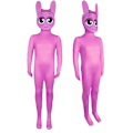 Pikkukuva 1 / 6: Uusia tulokkaita Aikuiset Lapset Pojat Tytöt Sprunki Incredibox Rhythm Box cosplay -asu pelisukkahousut 170 170 pink