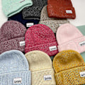 Miniatyrbild 3 av 5: Stickad Herr Dam Ganni Vinter Varm Cap Manschettstickad Stretch Beanie Hatt Routing