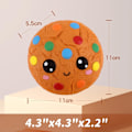 Miniatyrbild 2 av 5: Squishies Chokladkakor Biscuit Kawaii Squishies som stiger långsamt