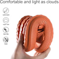Miniatyrbillede 3 af 6: Kvindernes Tykke Platform Sky Tøfler orange orange 42-43