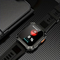 Miniatyrbild 6 av 7: Ny 5,11 cm Robust Militär Smart Watch Herr För Android IOS Fitness Klockor Ring Smartwatch Blod Syre Klocka 100+ Sport Klocka Herr + Box Gul