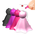 Miniatyrbilde 6 av 10: Nippelstimulering Slikkende Vibrator Bryst SVART - spottsalg black