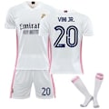 Pikkukuva 1 / 2: 20-21 Real Madrid uusi setti Lapset Aikuiset Jalkapallopaita Harjoituspaita No.20 VINIJR No.20 VINIJR 16