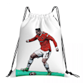 Miniatyrbillede 1 af 5: CR7 Cristiano Ronaldo Rygsække Multifunktions tasker med snøretræk Snøretræk Bunt Lomme Sportstaske Bogtasker til rejse studerende style 8