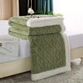 Miniatyrbild 5 av 7: Hög Hals Tröja Pullover Stickade Varm Casual Män Kläder Stickade Tröja Män 04-beige Asiatisk 2XL(60-85Kg)