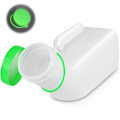 Miniatyrbilde 1 av 8: Urinflaske for menn, Glødende i mørket 1000ml Pisseflaske for reise & Inkontinens Green