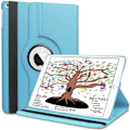 Miniatyrbild 9 av 9: Fodral Apple iPad Air 2 Roterbart 360 - 11 Färger, 9,7 tum Svart Svart