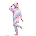Miniatyrbillede 4 af 4: Enhjørning Pyjamas Pegasus Kostume Jumpsuit Voksen XL