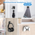 Miniatyrbild 6 av 7: Sportlink Universal Hörlurar Stativ Gaming Controller Hållare Headset Display Rack Under Skrivbord Hänger Krok För Öronphone Väggfäste Vit Stativ