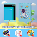 Miniatyrbild 5 av 7: 16 Tums LCD Skrivtavla, Färgglad med Lås & Suddgummi, Skonsam för Ögonen, Blå Blue
