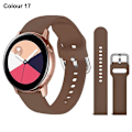 Miniatyrbillede 1 af 7: 20 mm 22 mm silikonearmbånd til Samsung Galaxy Watch Active 2 Watch 3 4 5 6 45 mm 42 mm 47 mm Gear S3 Rem til Amazfit bip Color 17 til Gear Sport