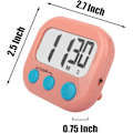 Miniatyrbilde 1 av 4: 2-pakks klasseromtimer for barn - Digital timer - Rosa Pink White 1