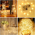 Miniatyrbilde 7 av 7: Batteridrevne Feelykter, 10m 100 LED Varmt Hvit, 8 Moduser for Julepynt 1 pc