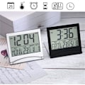 Miniatyrbild 2 av 5: Silver digital väckarklocka Desktop Temperatur LCD-skärm