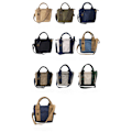 Miniatyrbillede 8 af 10: Dames håndtaske sæt 4 i 1 blødt PU læder top håndtag taske, tote taske, skuldertasker crossbody taske pung taske sæt grå Grey