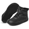 Miniatyrbillede 1 af 7: Børnesko til Barefod Vinter Vinterstøvler Varme Foret Barefodssko Anti-Slip Vinterstøvler Letvægts Komfortable Vandrestøvler Til Piger Drenge Kw01 black 28 EU